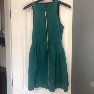 Forever 21 zip up dress